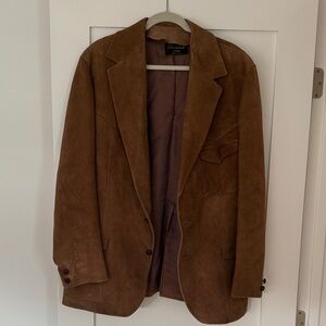 Spanish Men's Brown Suede Jacket